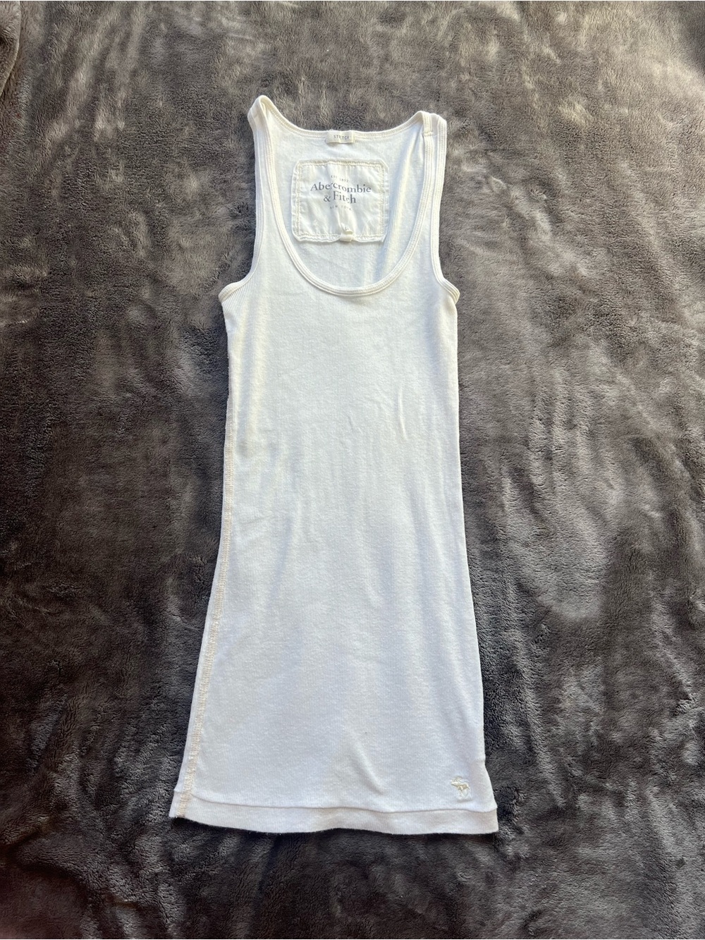 Abercrombie & Fitch White Ribbed Tank
